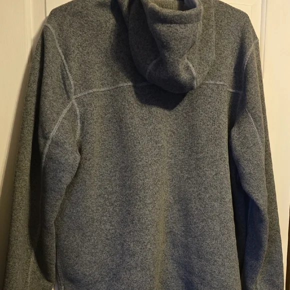 The North Face Men's Heather Gray Performance F leece Jacket - Picture 4 of 4